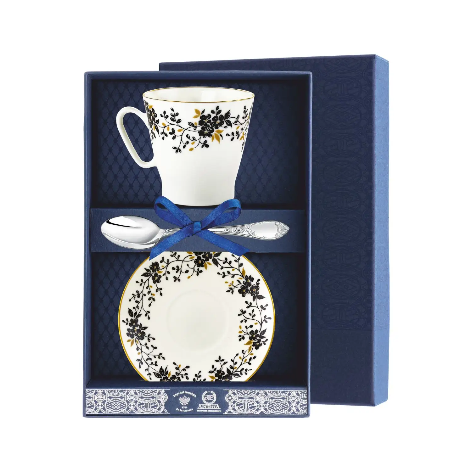 Набор 092Ф07 кофейный "Черный кофе - Тонкие веточки (л.к.