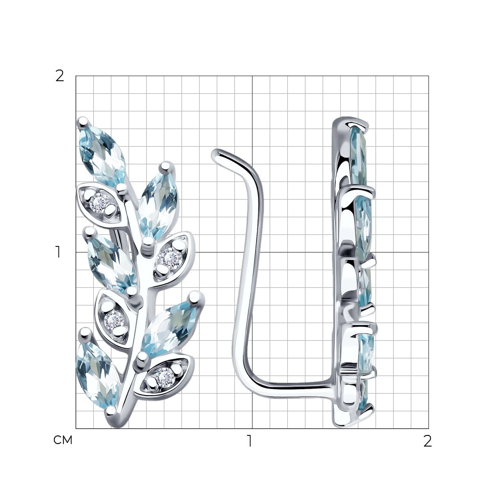 Серьги зажимы 92023045