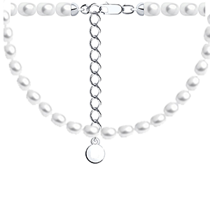 Бусы с серебряным замком