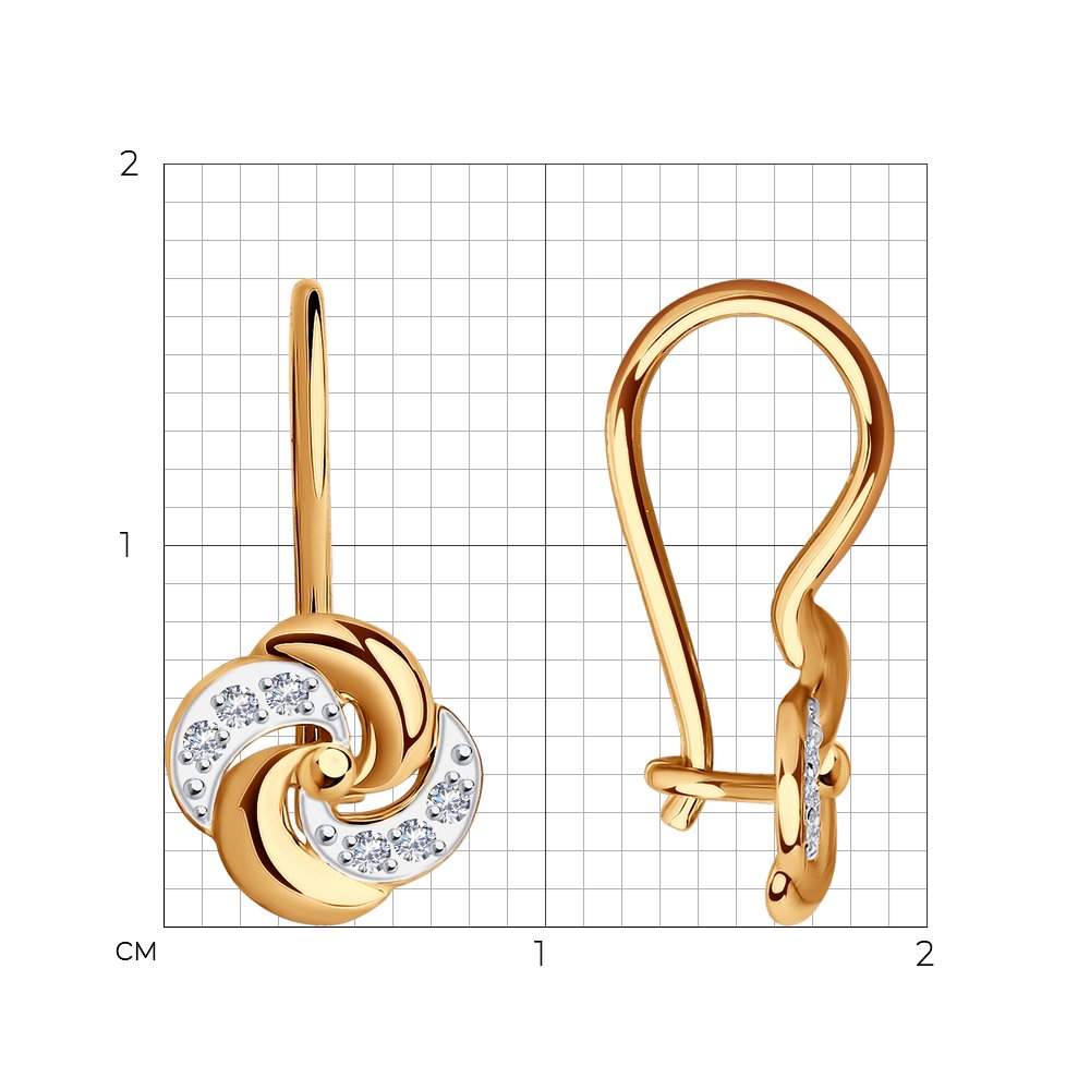 Серьги детские 51-120-01484-1