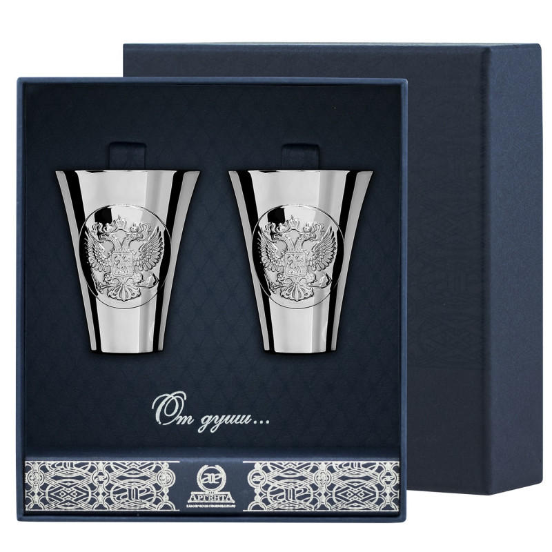 Набор стопок 294НБ00801 "Герб" + футляр