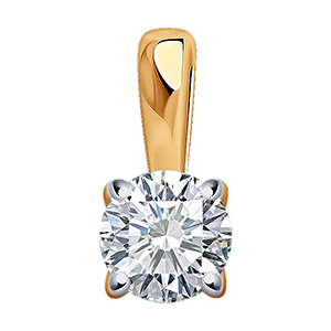 Подвески золотые с драгоценными камнями