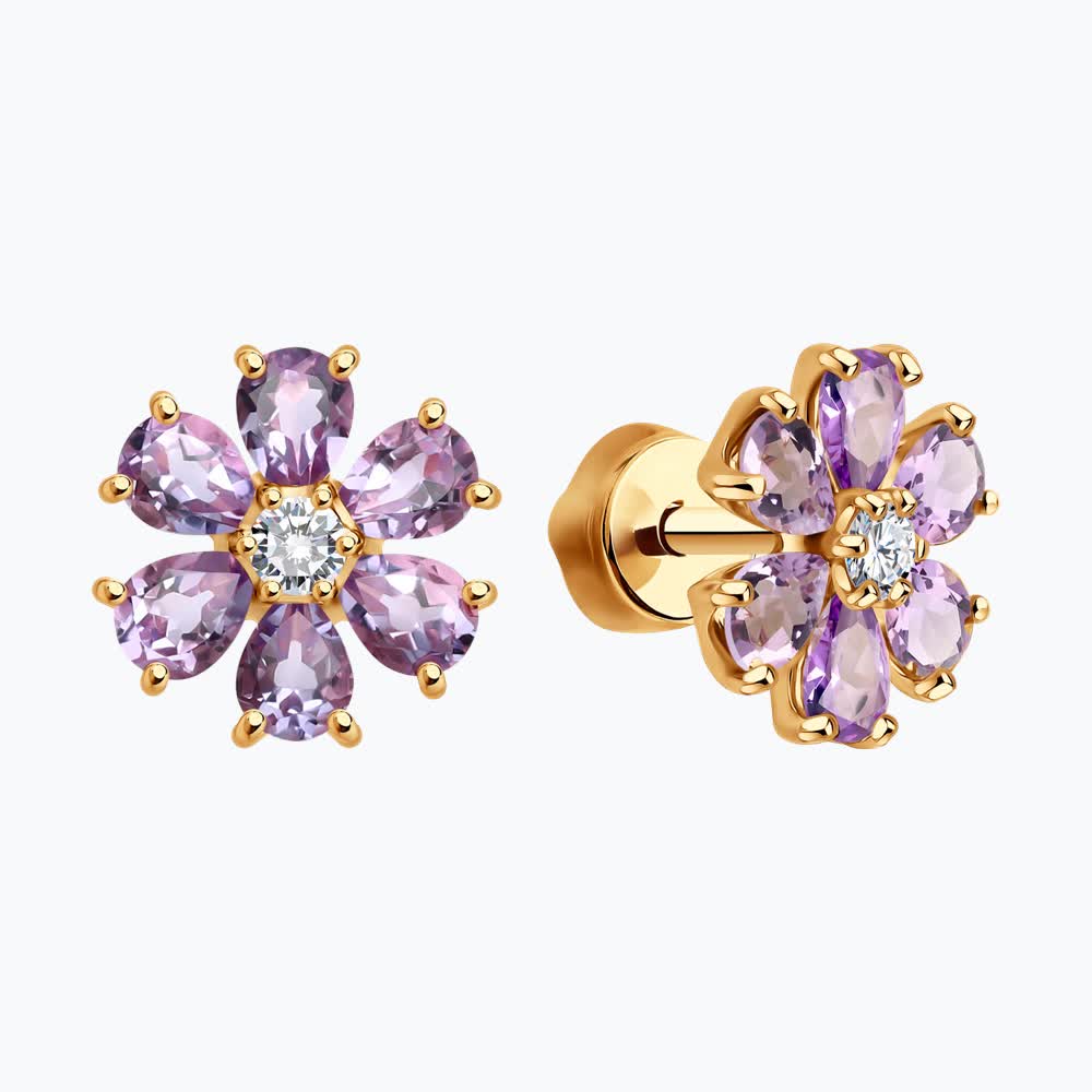 Серьги пусеты 728926