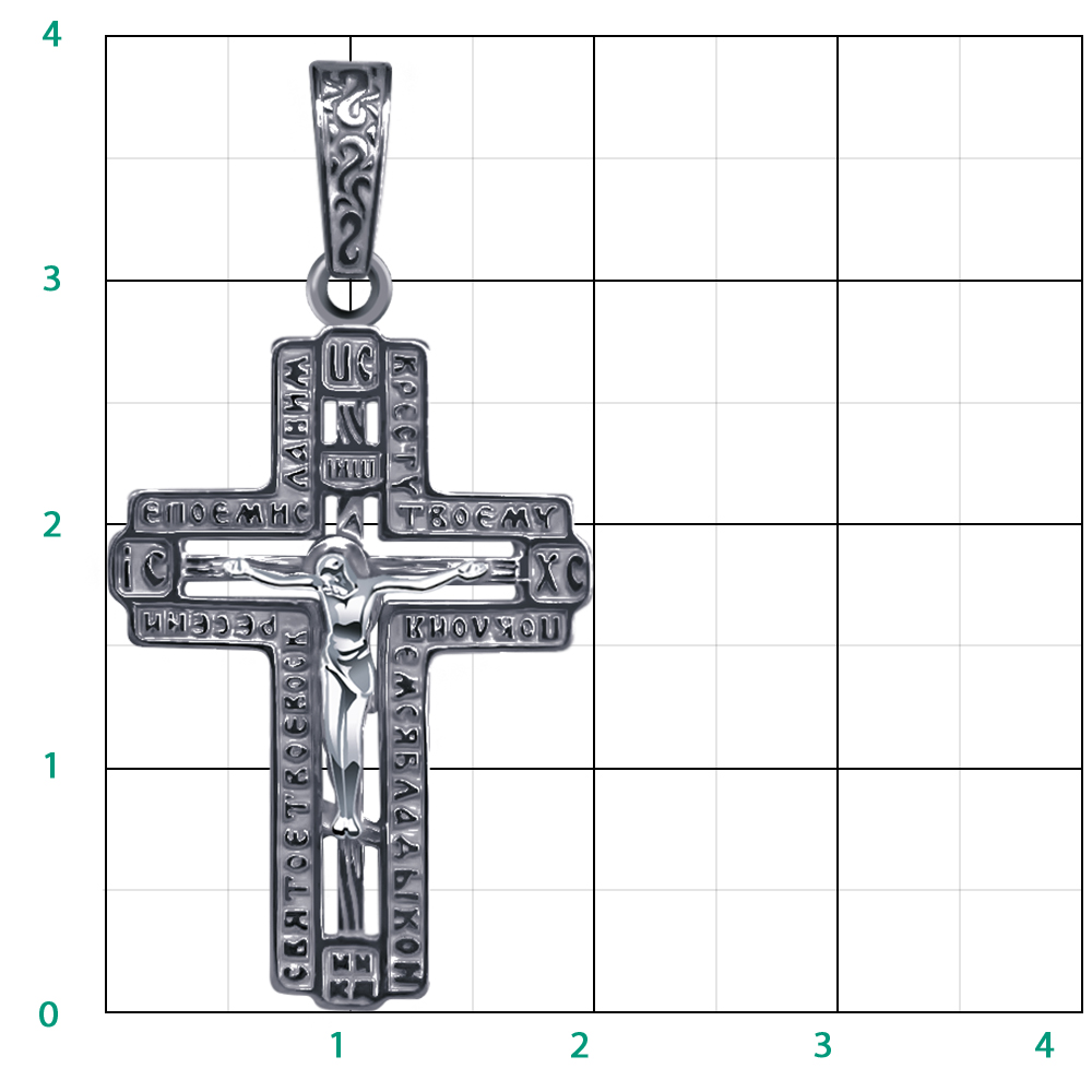 Крест 3338ч-925