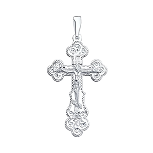 Подвески «Крест» серебряные