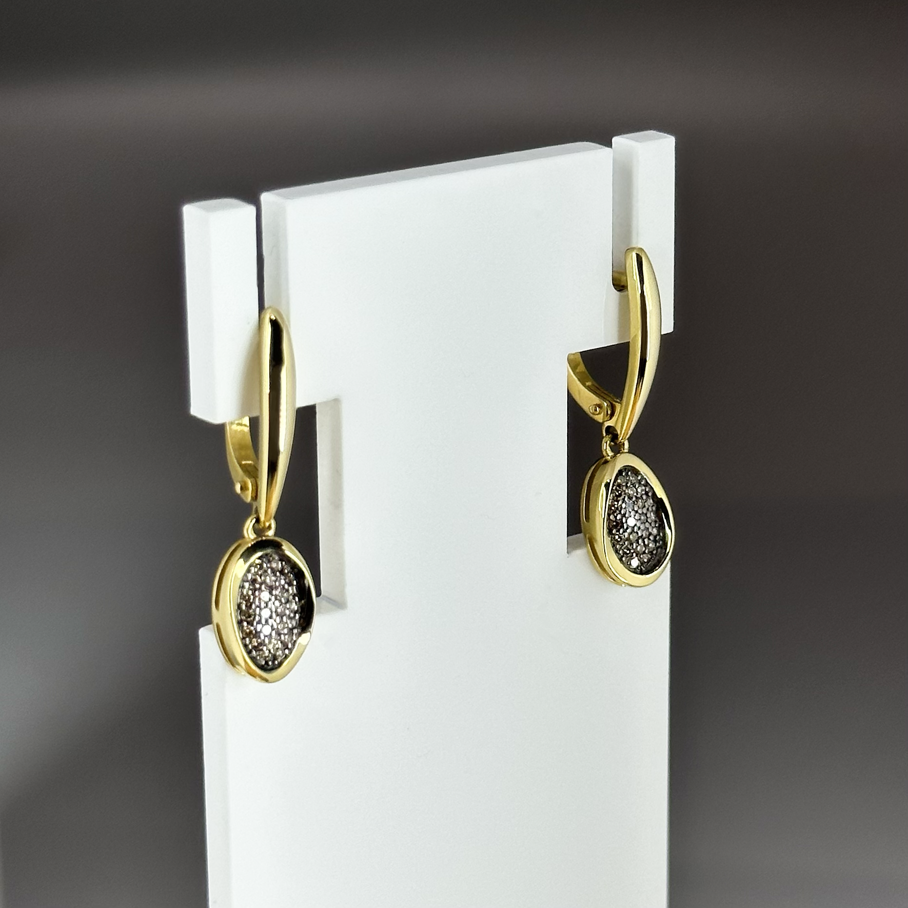 Серьги 5-7189-103-2Ж-Кбр