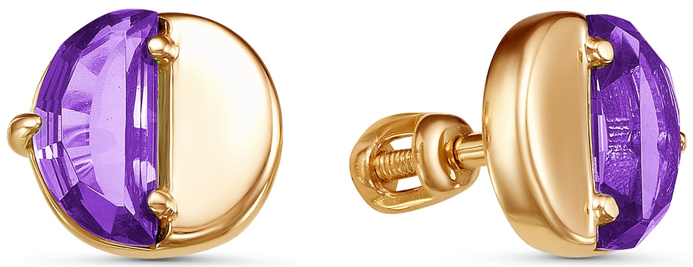 Серьги пусеты 200-1513_amst-001