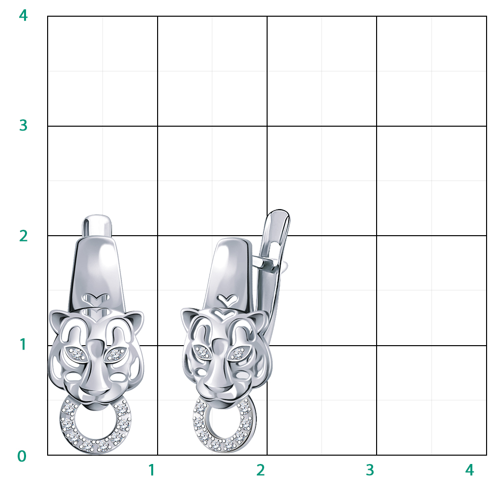 Серьги 21107-925