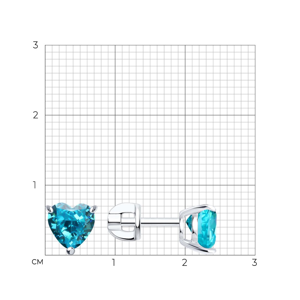 Серьги пусеты 94027318