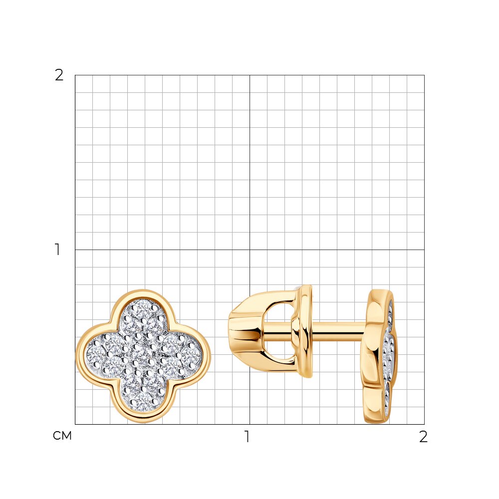 Серьги пусеты 0200712