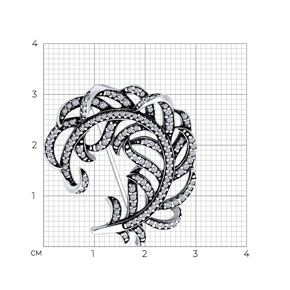 Брошь 95-140-02005-1