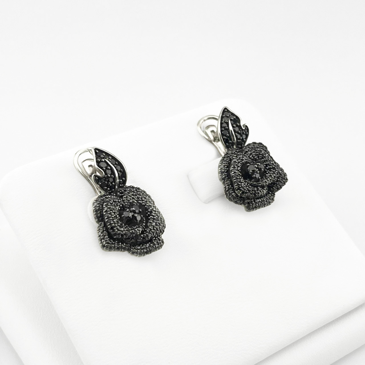 Серьги 5-6575-106-2Б-Чбр