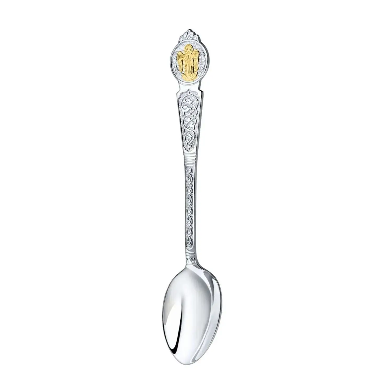 Набор 1027НБ00802 "Крестильный Ангел Хранитель" ч/п (ложка+кре