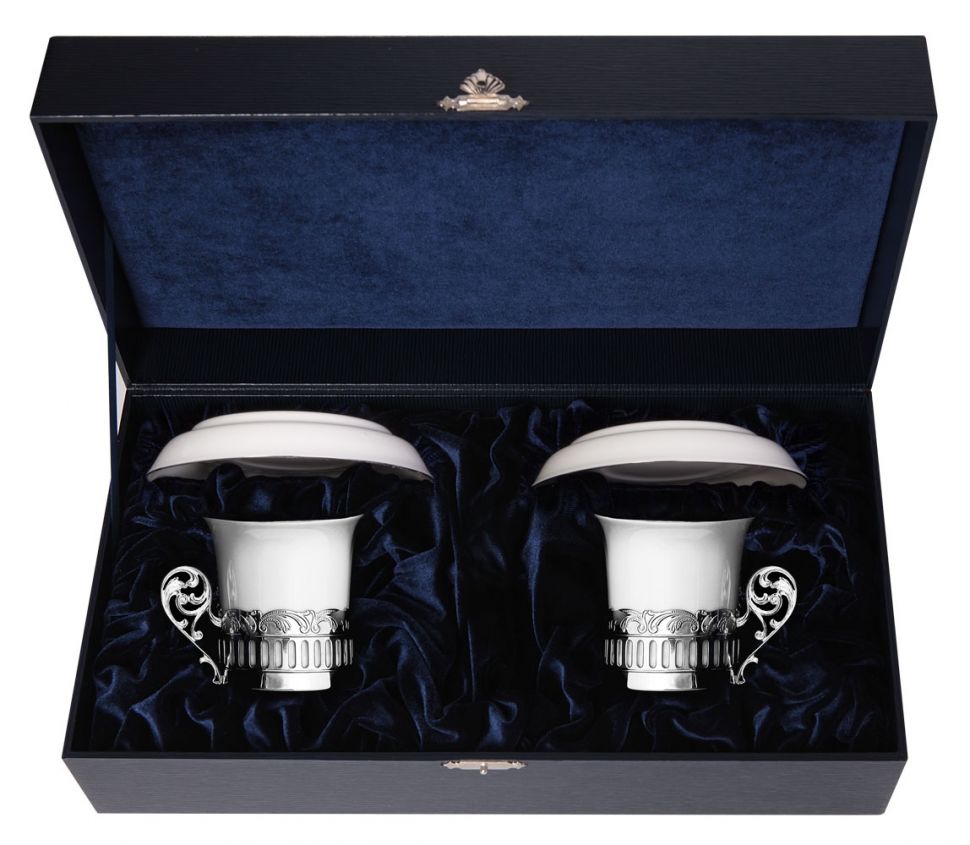 Набор 689НБ07806 чаш/коф "Богема"+блюдце (4 пред.) +футляр