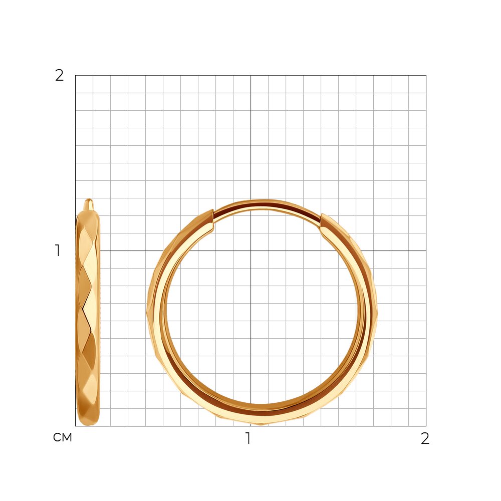 Серьги 140006 d 10 мм