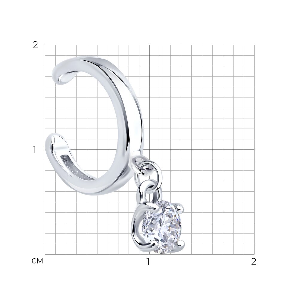 Серьга одиночная 94170384