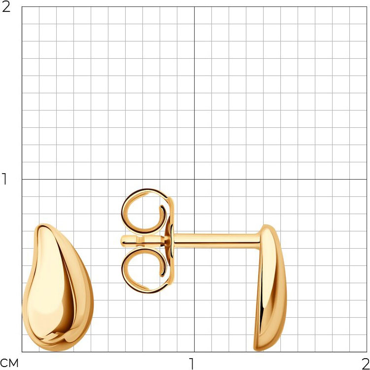Серьги пусеты 0200705