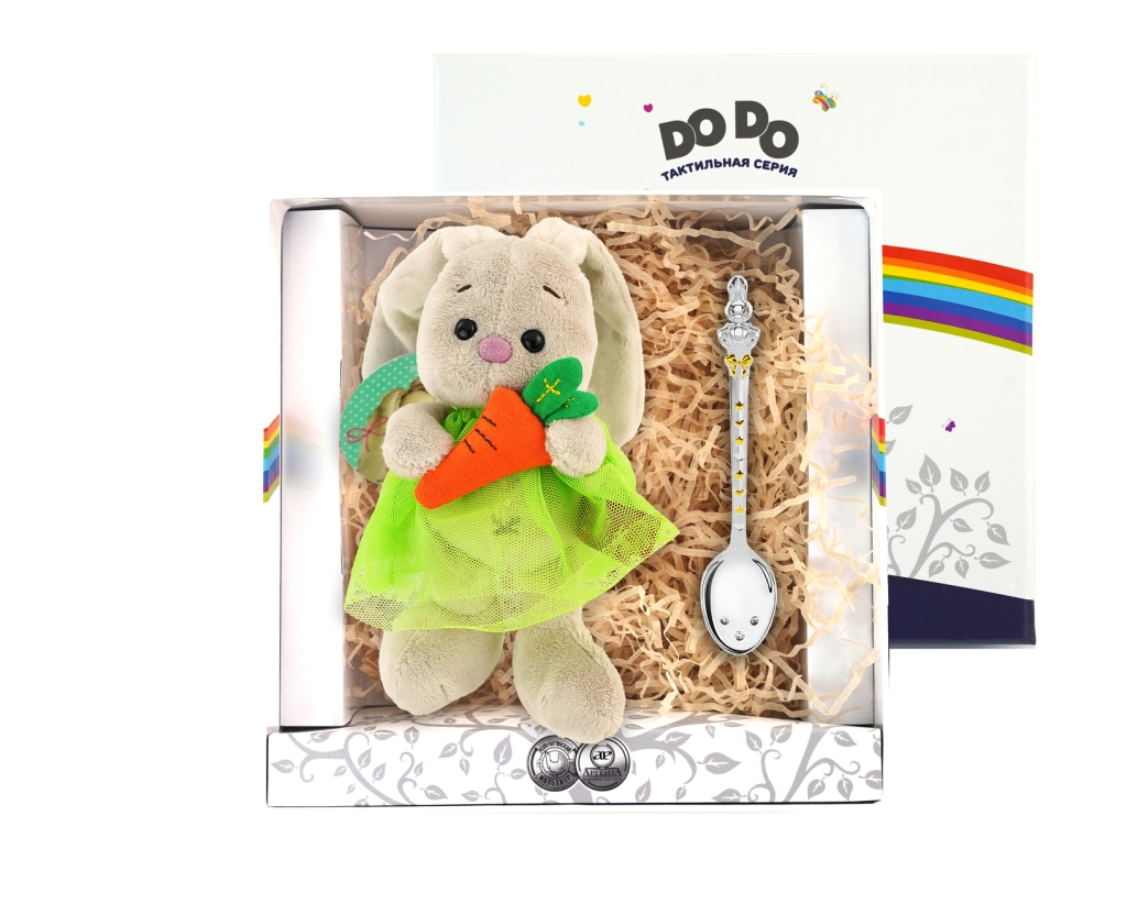 Набор 1863НБ05802_м д/малышей DODO "Зайка" (2 пр. брелок Зайка М