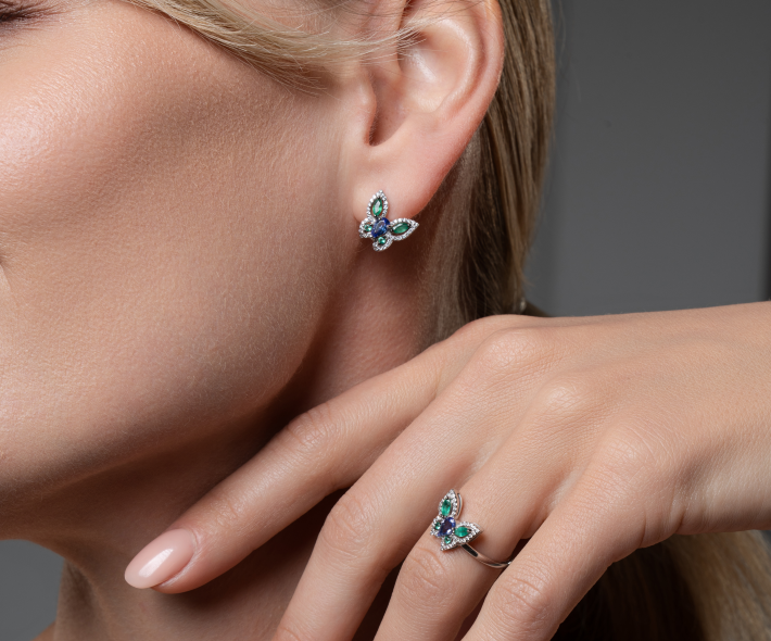 Серьги 22003-256-205-00