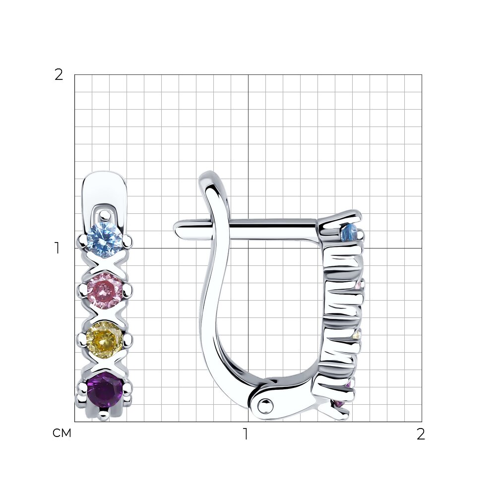 Серьги детские 94-120-02172-1