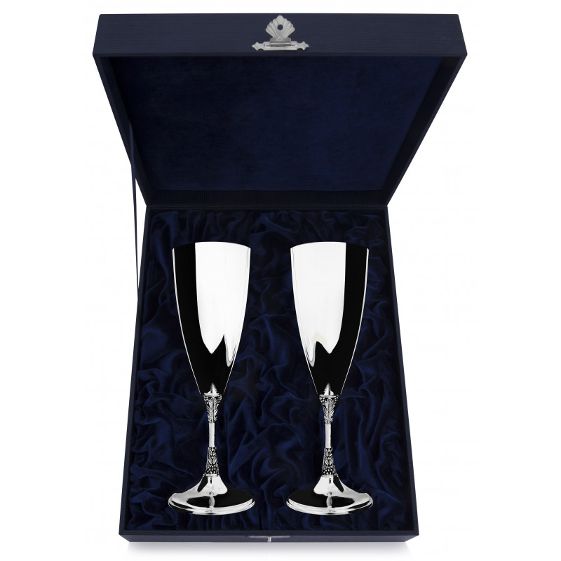 Набор 778НБ00806 из 2-х фужеров гладких "Виноград" + футляр