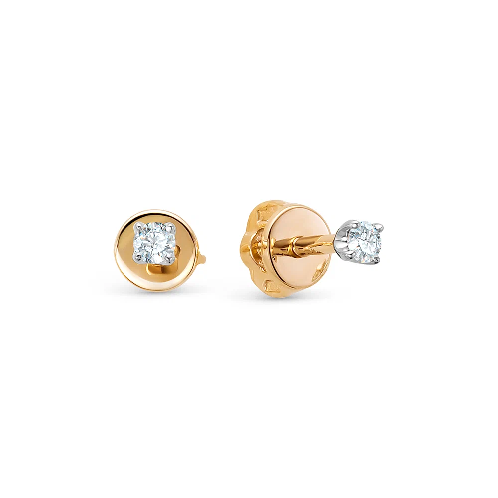 Серьги пусеты 495-6100