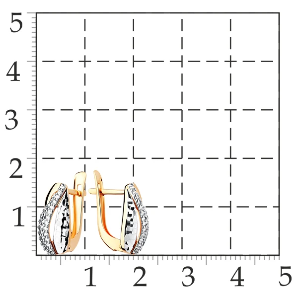 Серьги 120111D162л