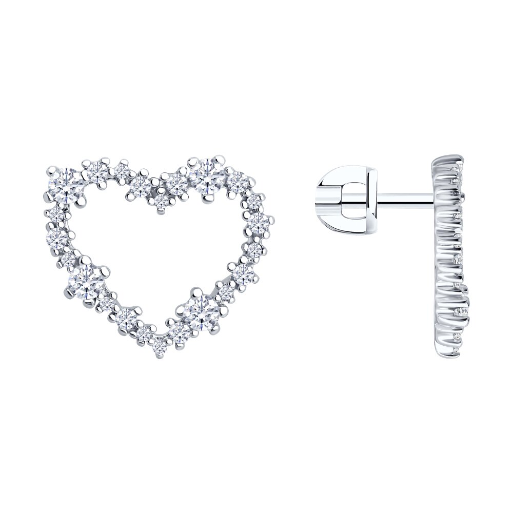 Серьги пусеты 94-122-00096-1