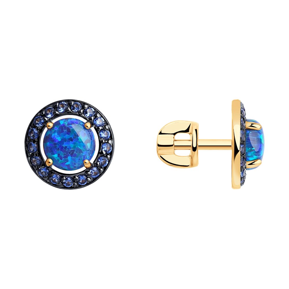 Серьги пусеты 725087