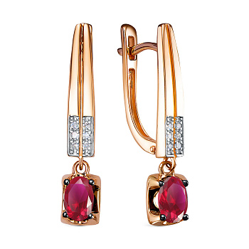 Серьги 5-6638-106-2К-Руб